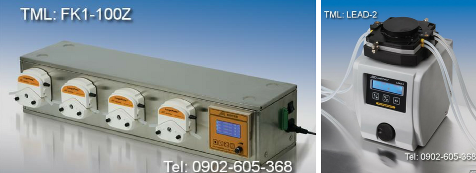 longer pump bơm định lượng dùng ứng dụng trong phòng thí nghiệp và trong công nghiệp đo lường độ